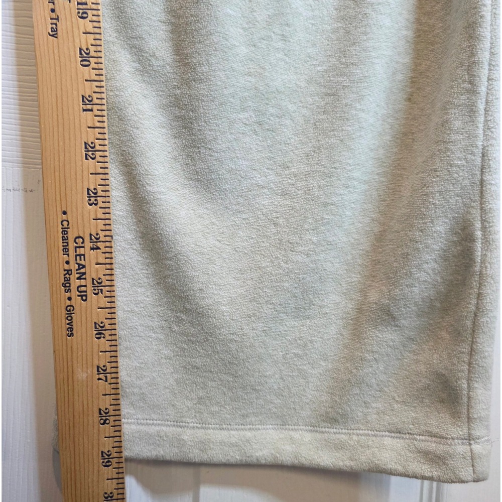 Lole Lounge Sweat‎ Pants Fleece Wide Leg Sz Large Cream Oatmeal - Picture 11 of 11